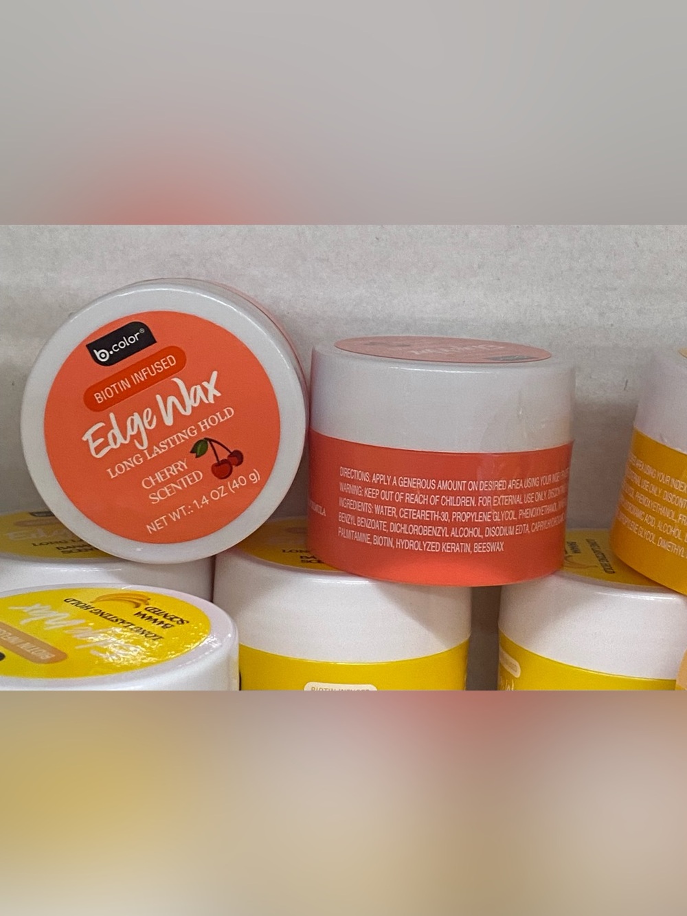 B.color Stylish Cherry Scented Hair Wax 2 pack
